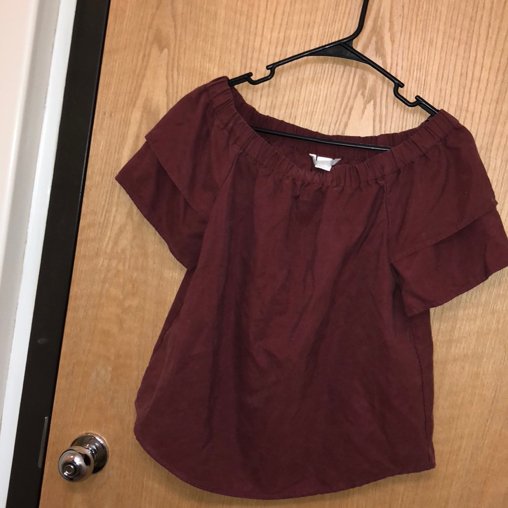 Off the shoulder blouse